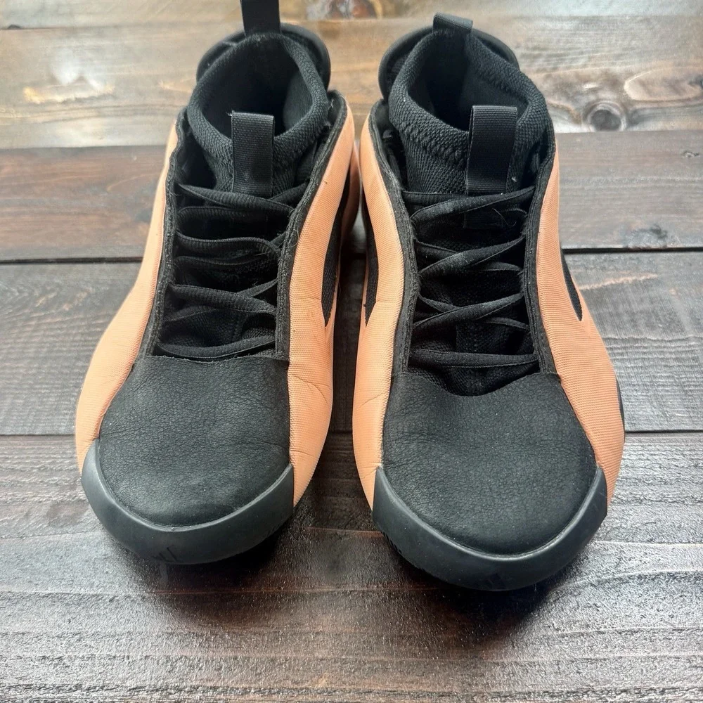 Adidas Harden Vol. 8 Sculpt IE2694 Men's Size 8 Basketball‎ Shoes Black / Copper
